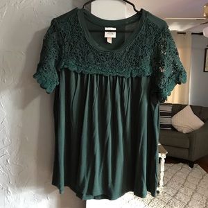 Emerald Green Top